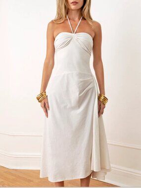 Orseund Iris | Dresses | Orseund Iris Halter Bow High Low Dress | Poshmark